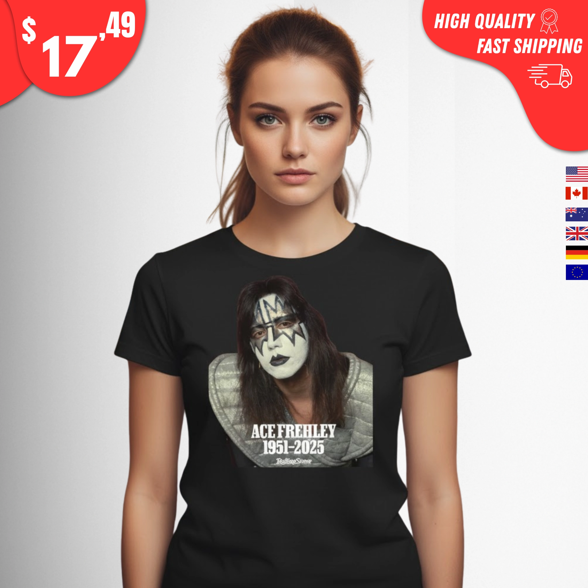 Ace Frehley RIP Shirt