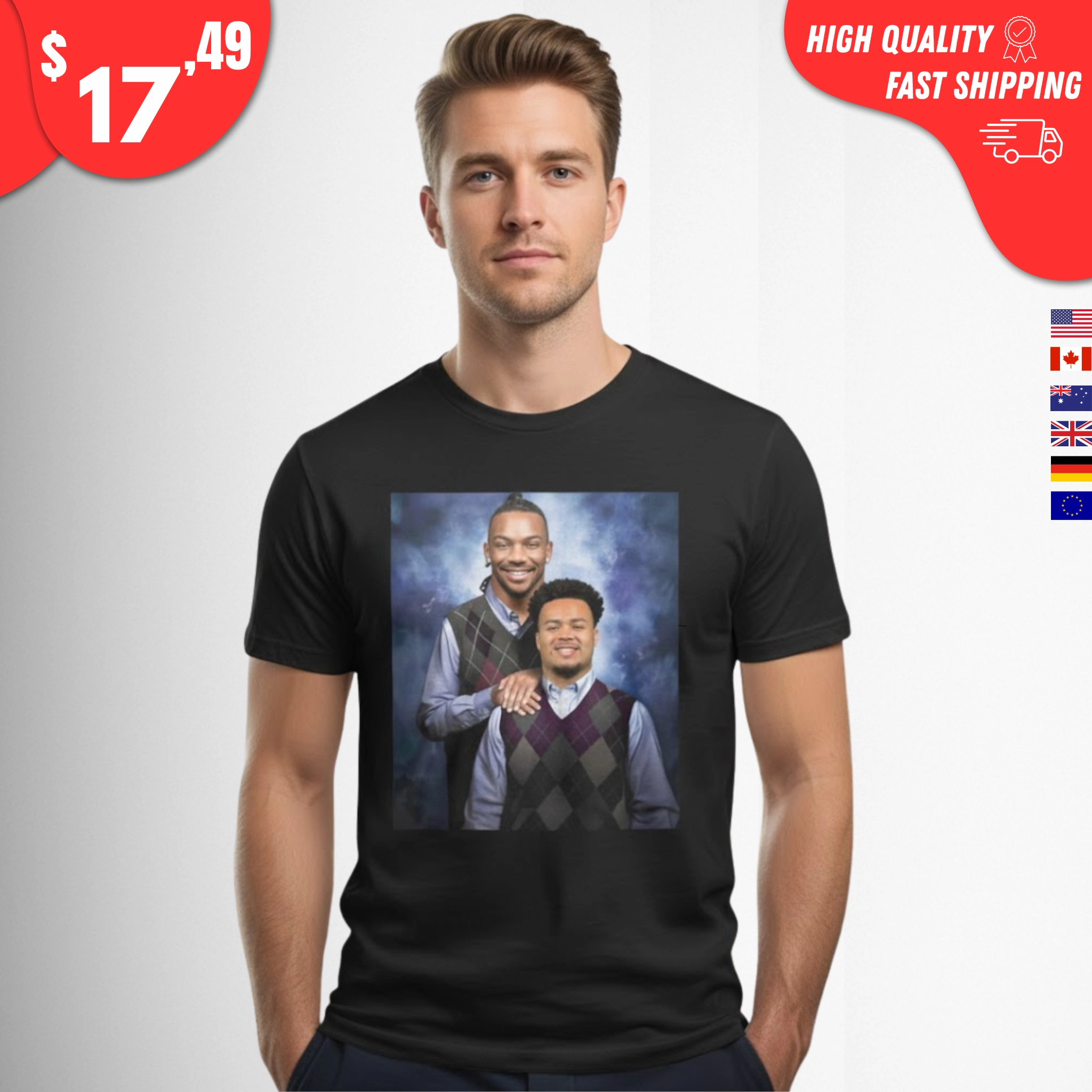 Bijan Robinson & Tyler Allgeier Step Brother Shirt