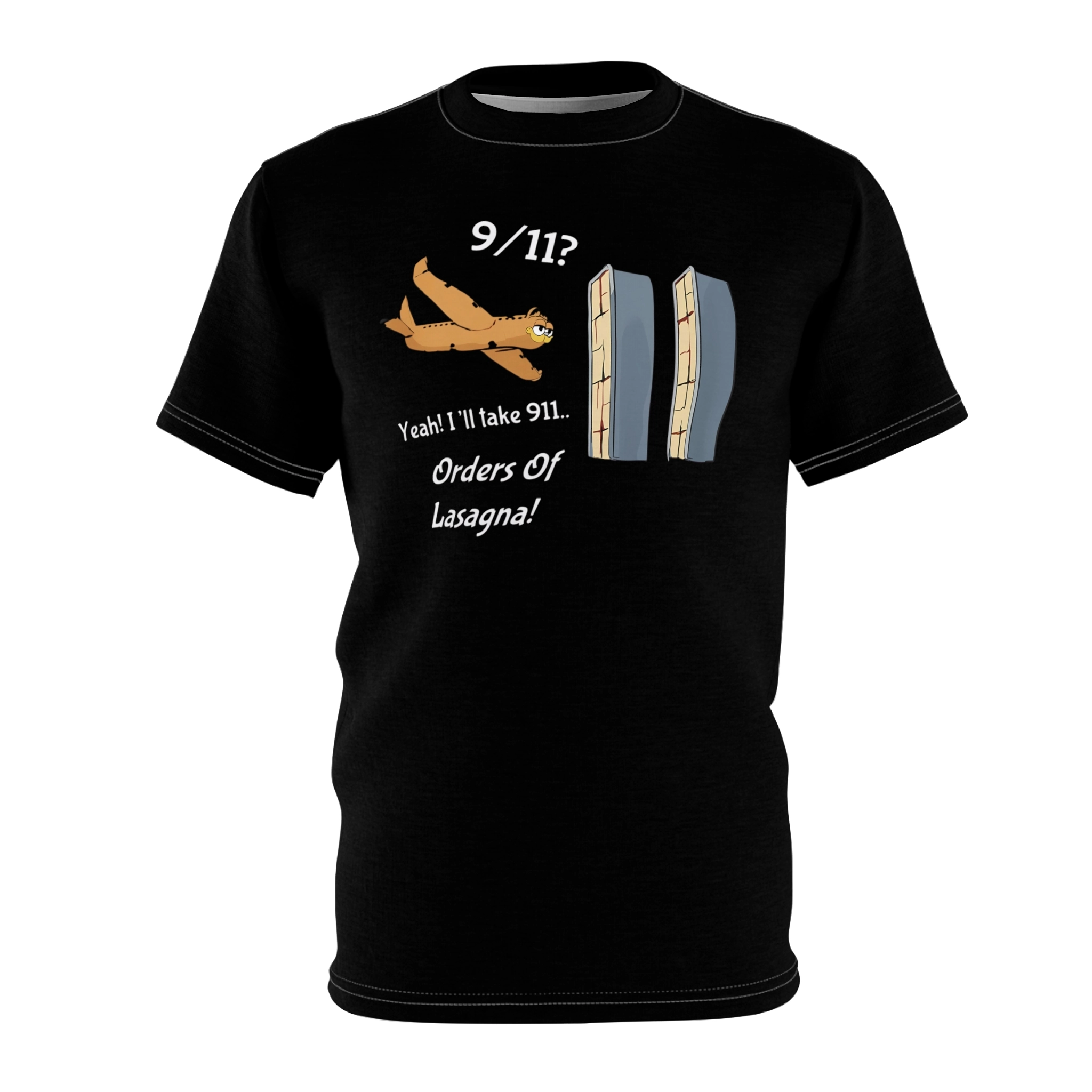 Cat Garfield 9 11 Orders Of Lasagna Shirt