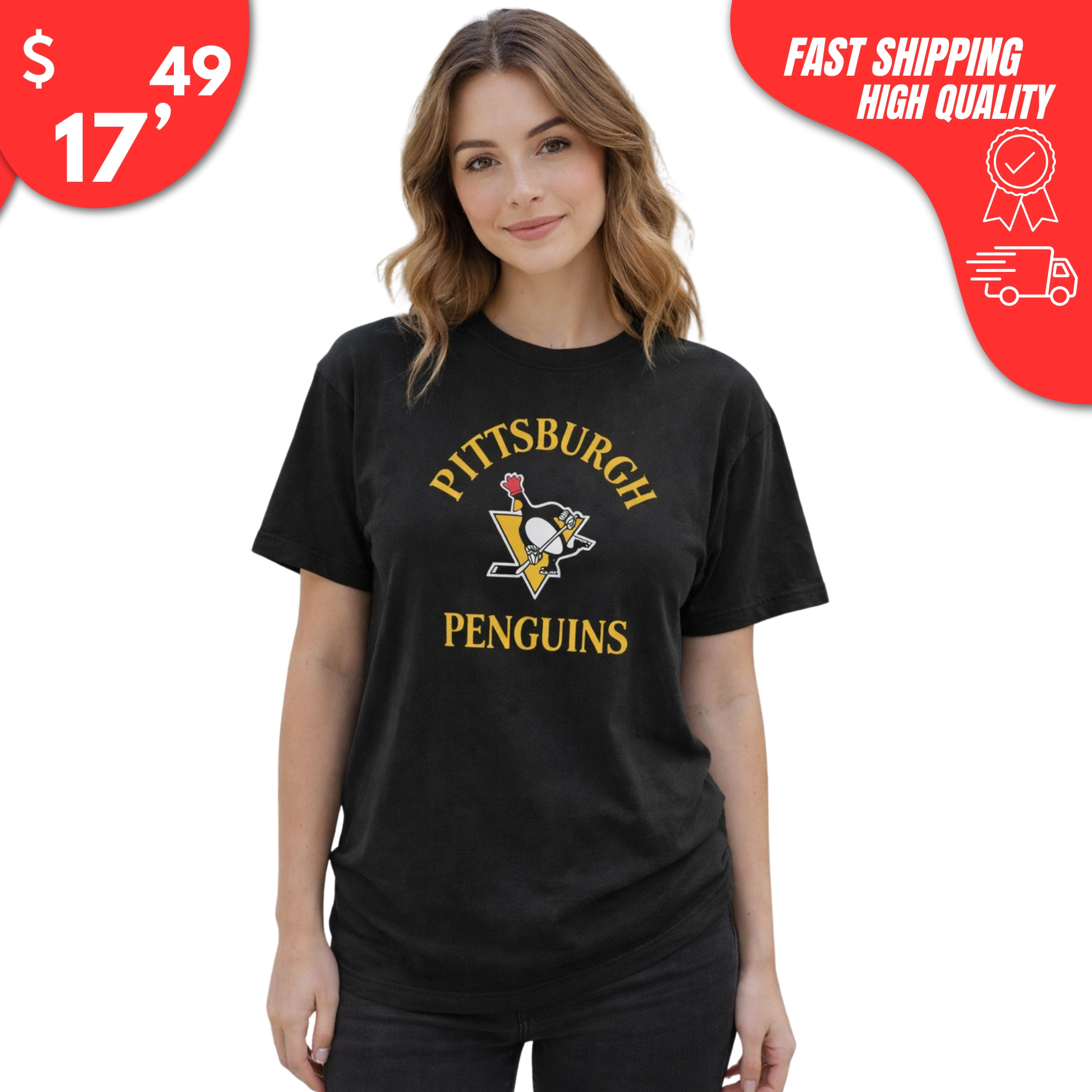 Feathers McGraw Pittsburgh Penguins Shirt