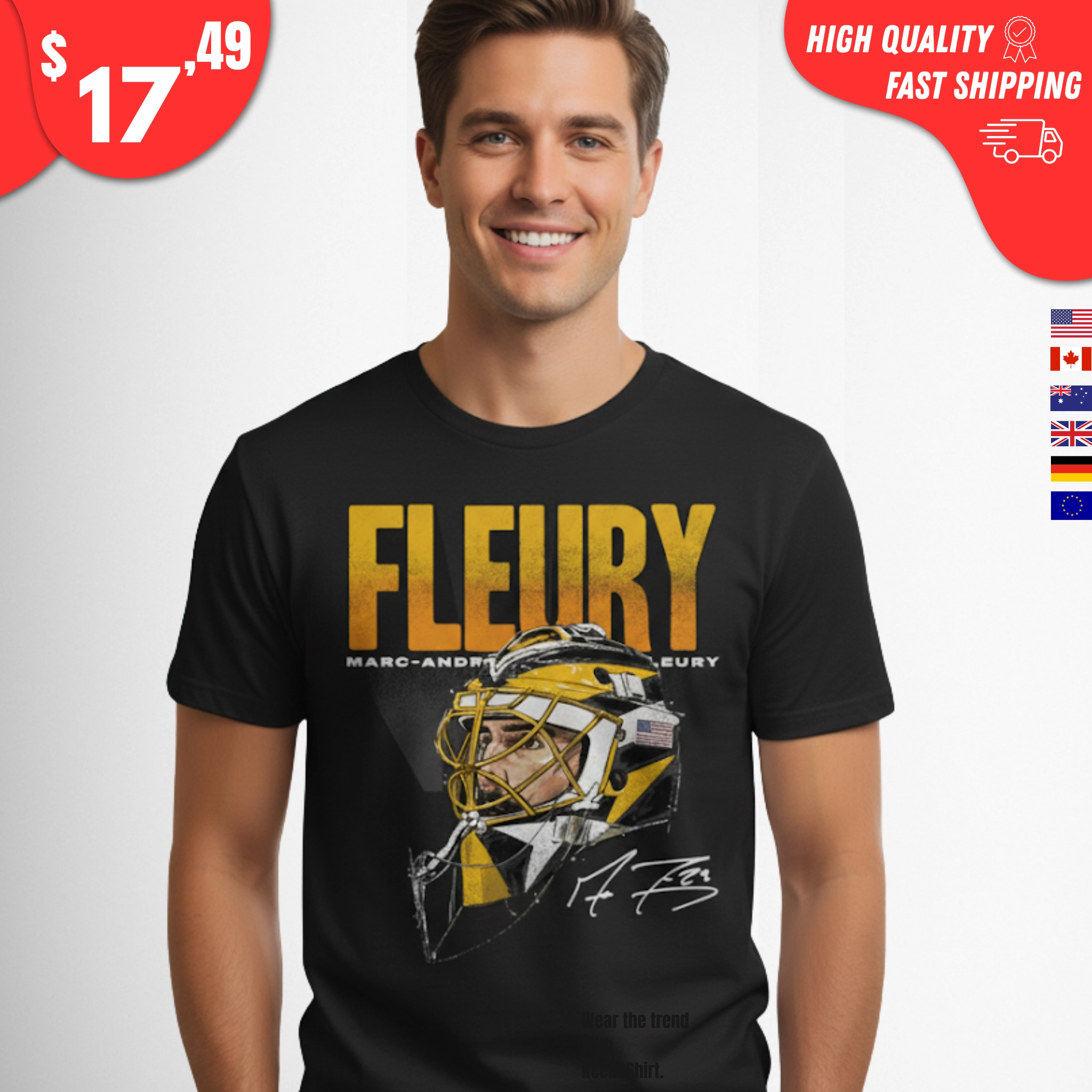 Fleury Marc‑André Hockey Shirt
