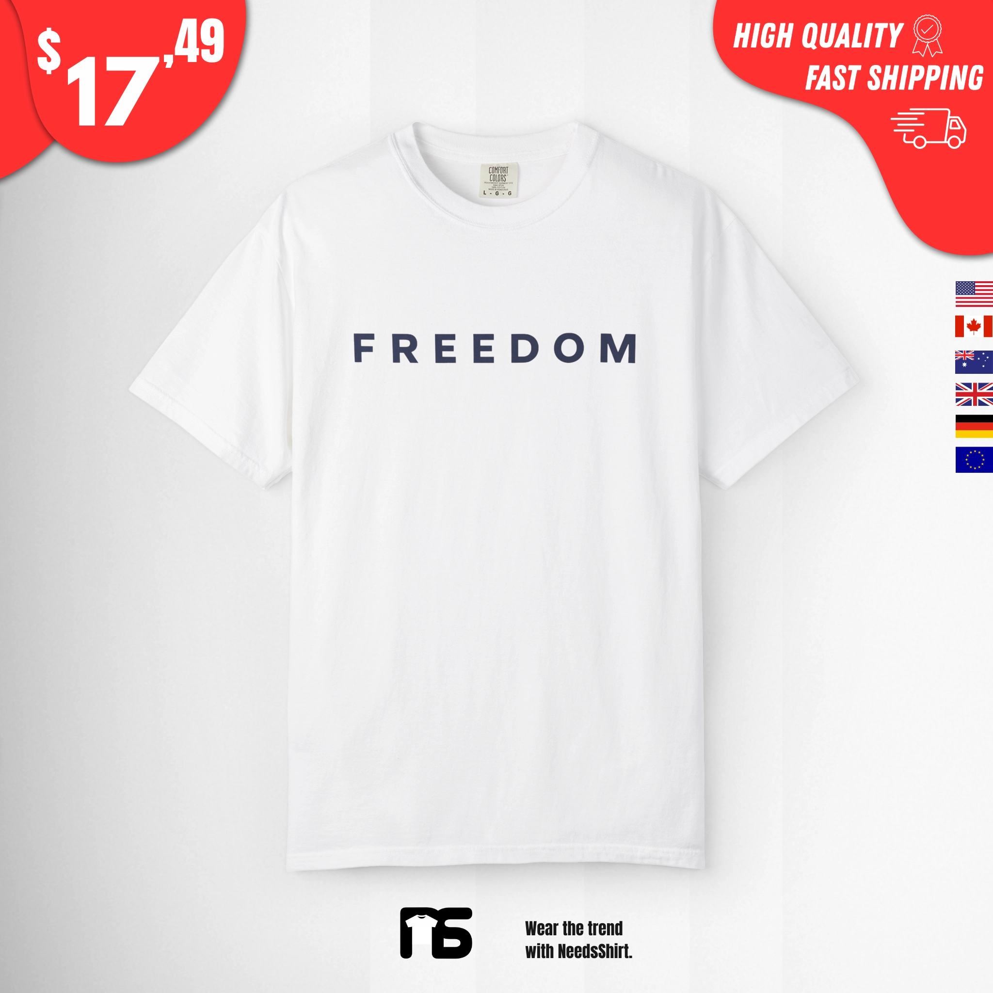 Freedom Shirt Charlie Kirk Wore