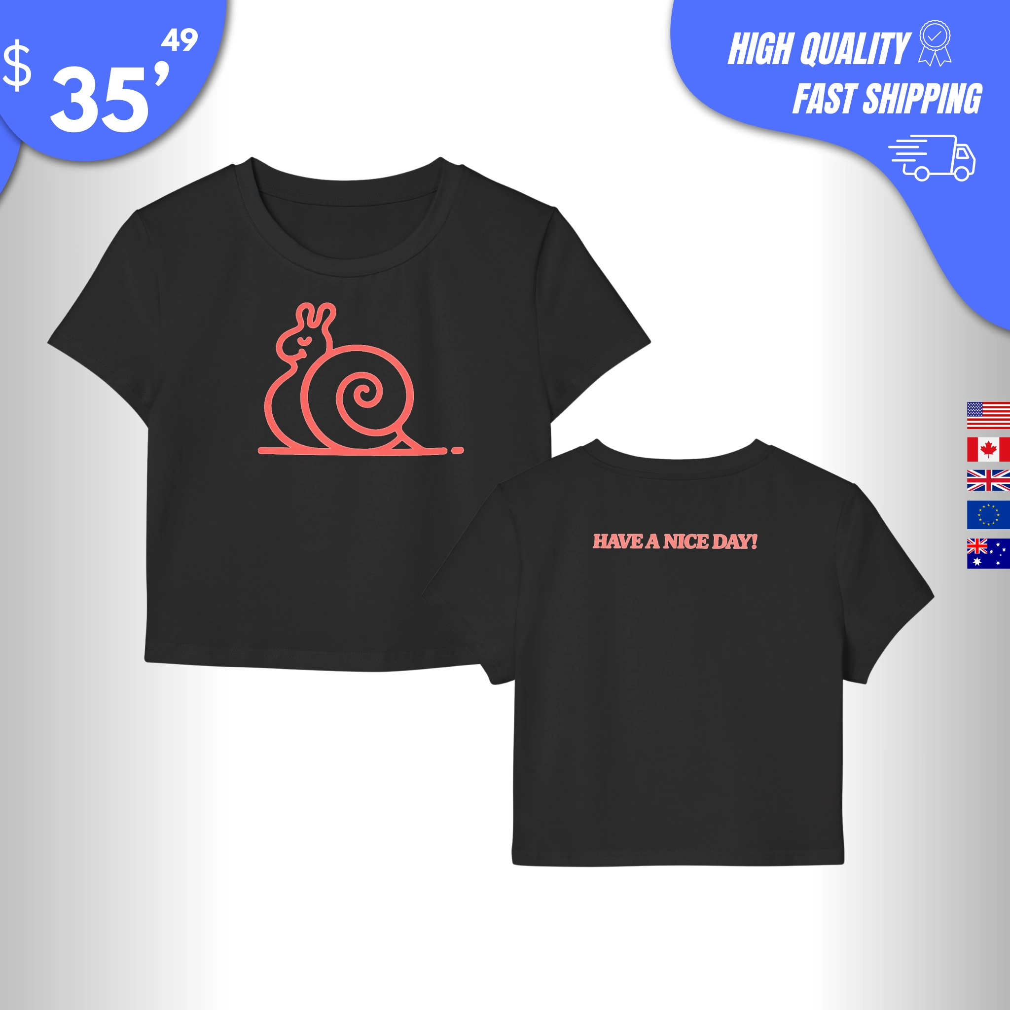 Harry Styles Snail Baby Tee