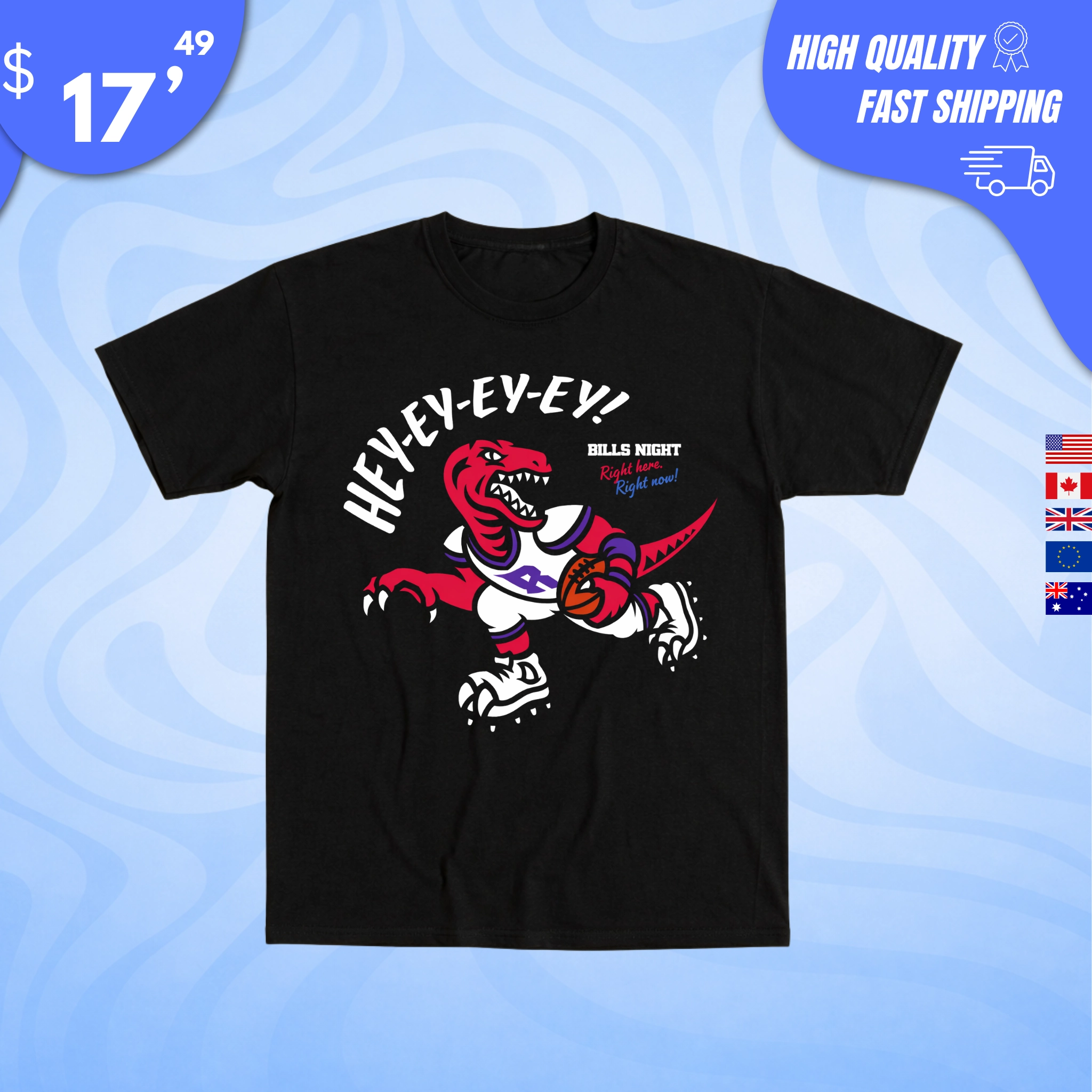 Hey Ey Ey Ey Bills Night Shirt
