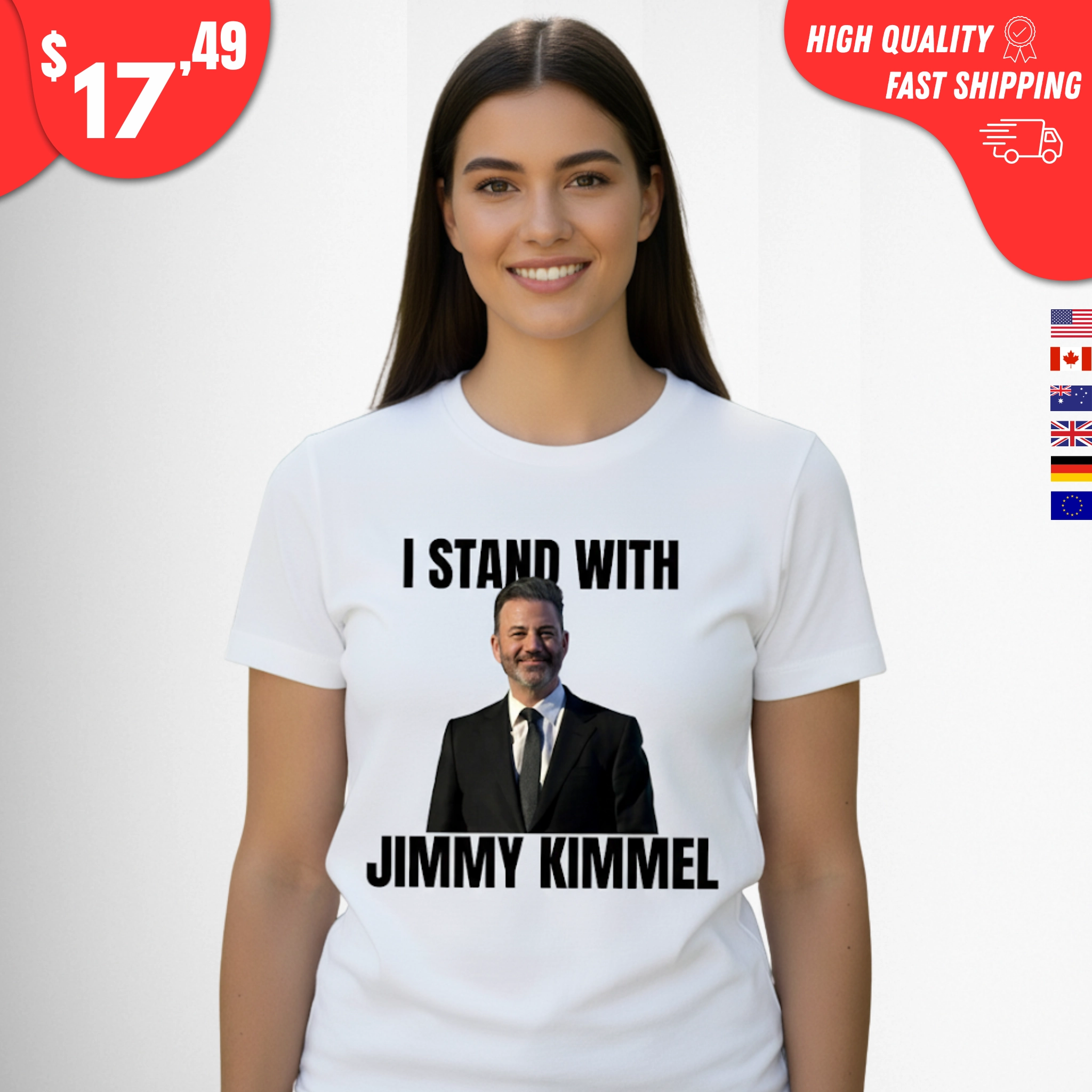 I Stand With Jimmy Kimmel Shirt