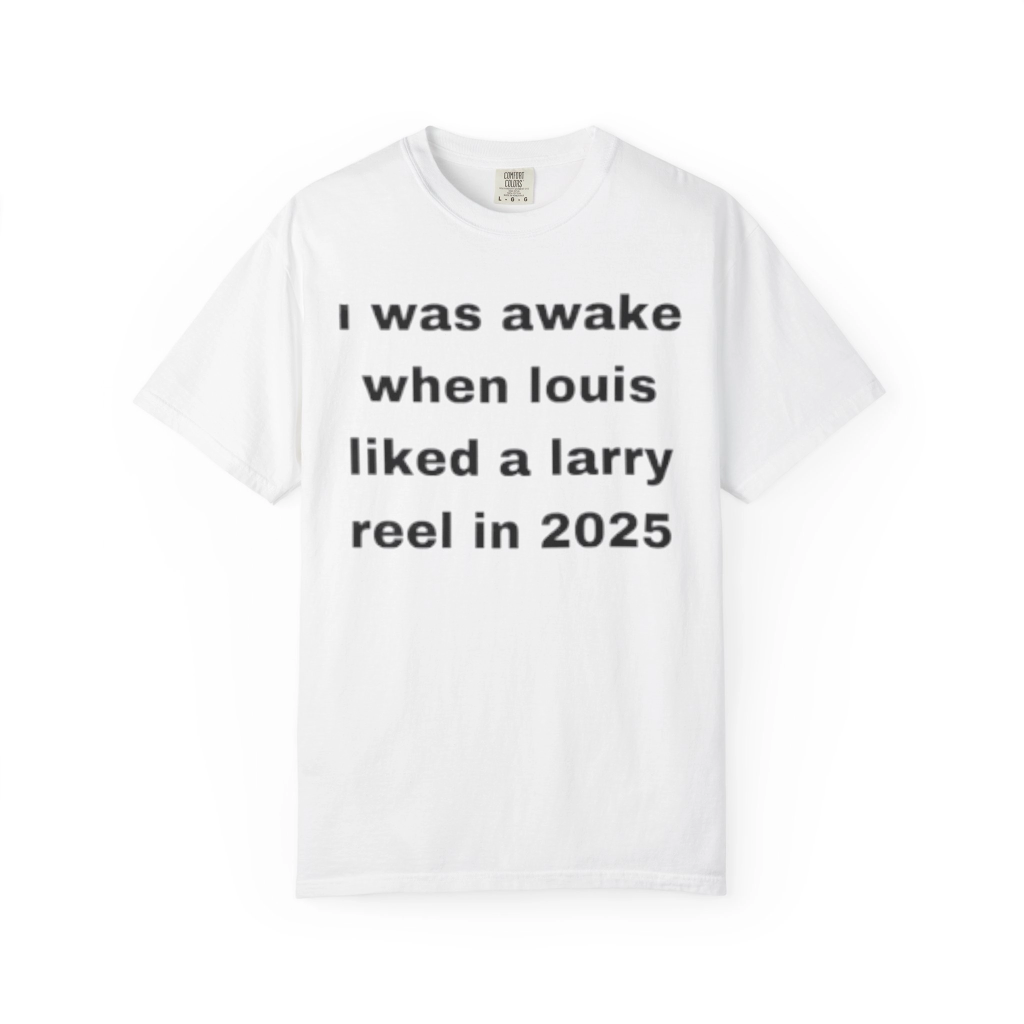 I Was Awake When Louis Liked a Larry Reel in 2025 Shirt