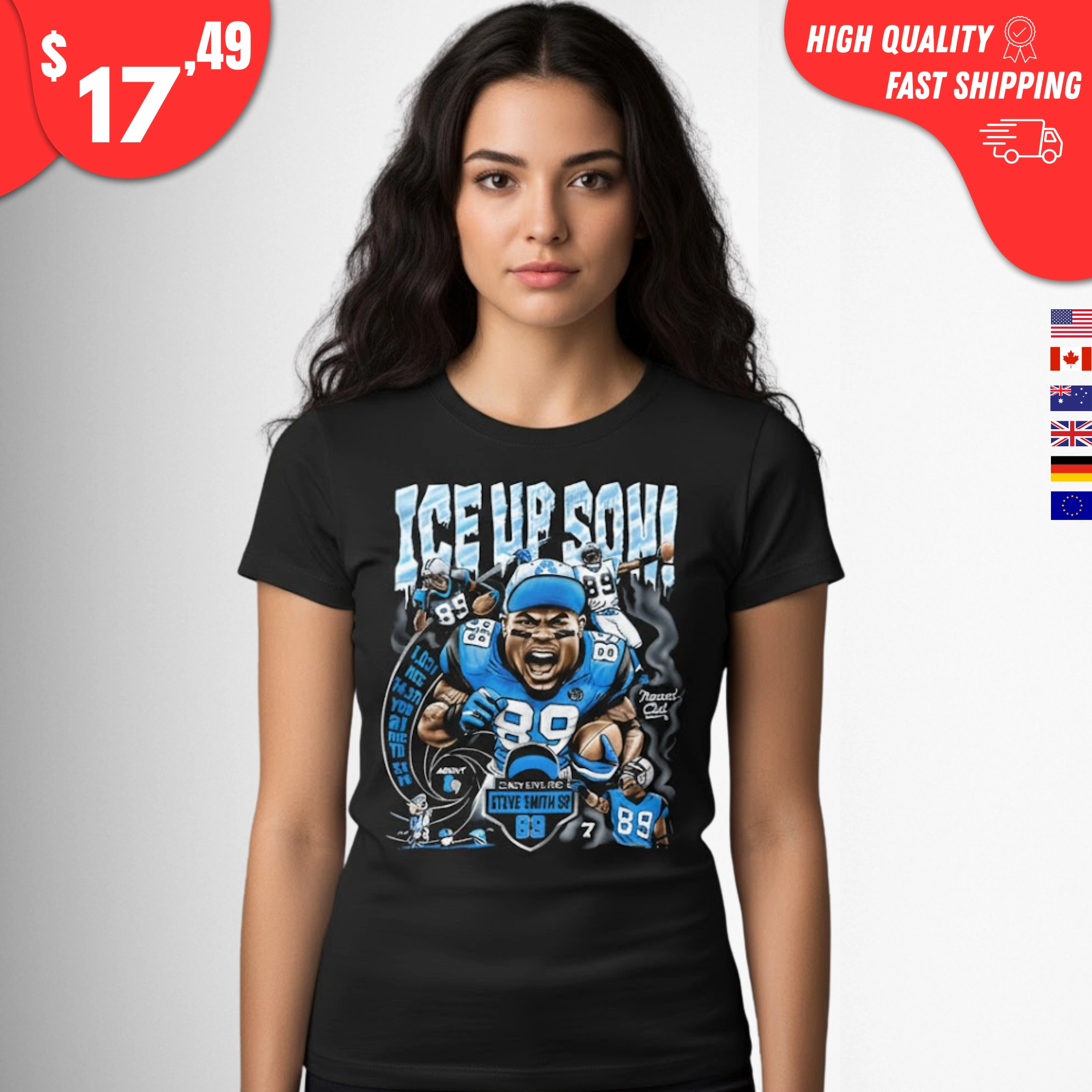 Ice Up Son Carolina Panthers Shirt