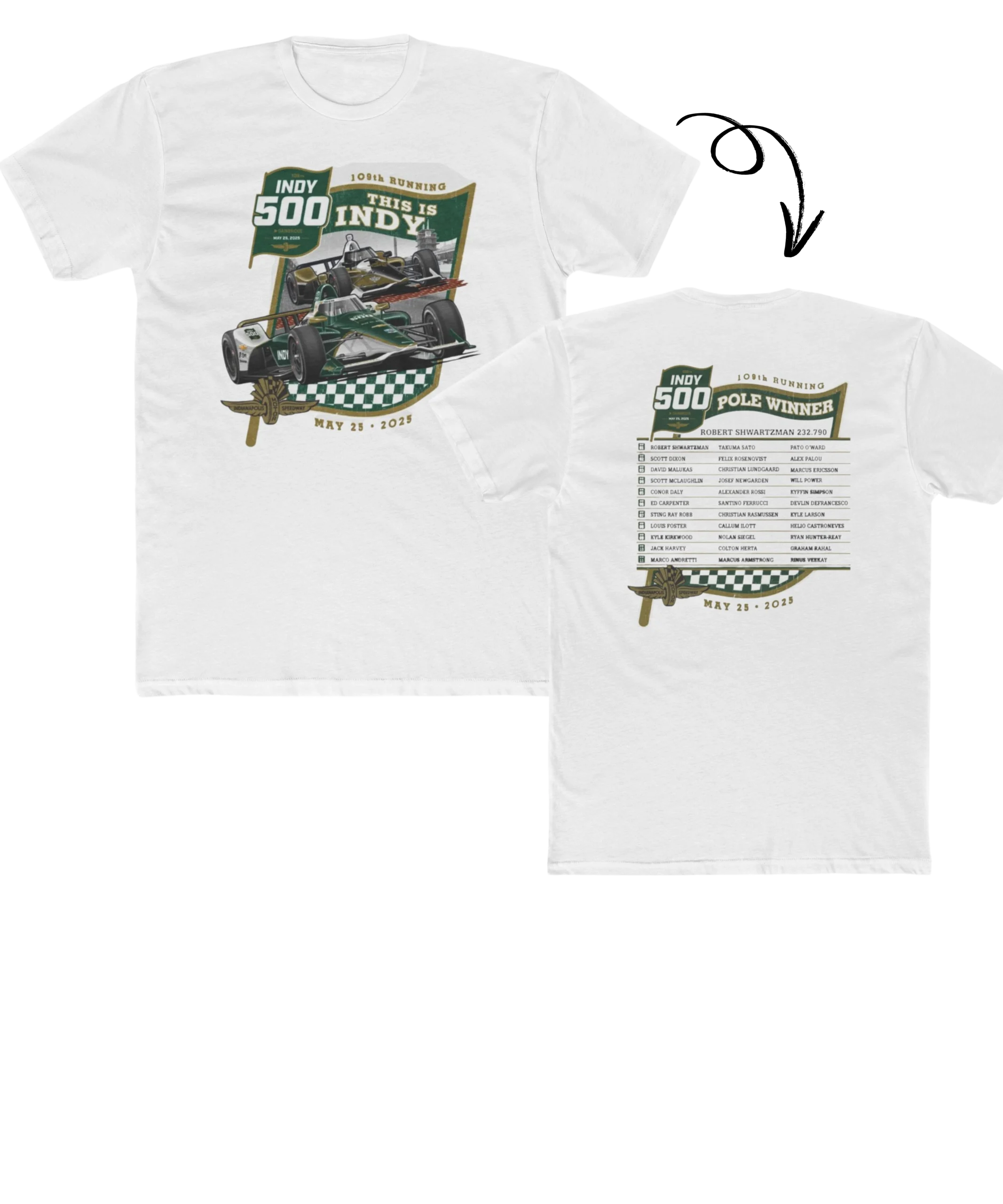 Indy 500 Gainbridge 2025 Shirt