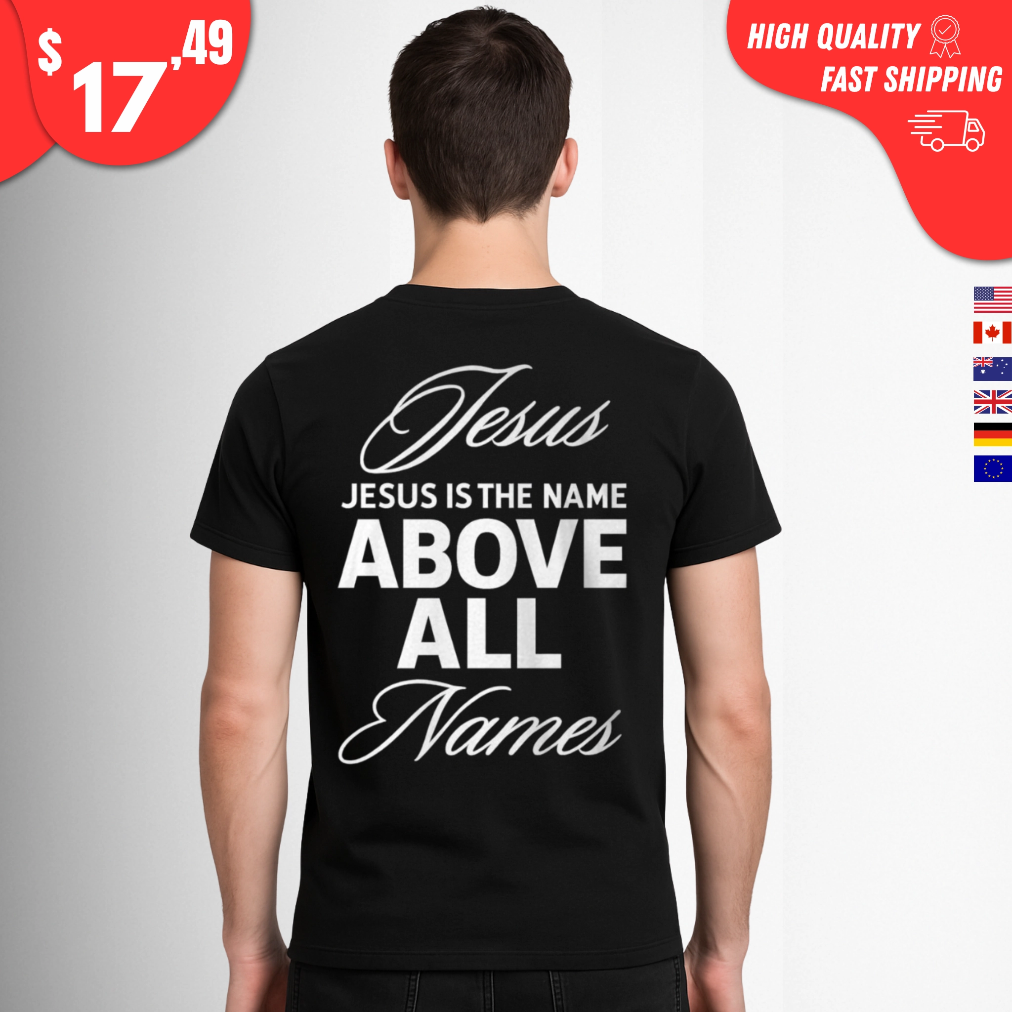 Jesus Is the Name Above All Names Justin Fields Shirt