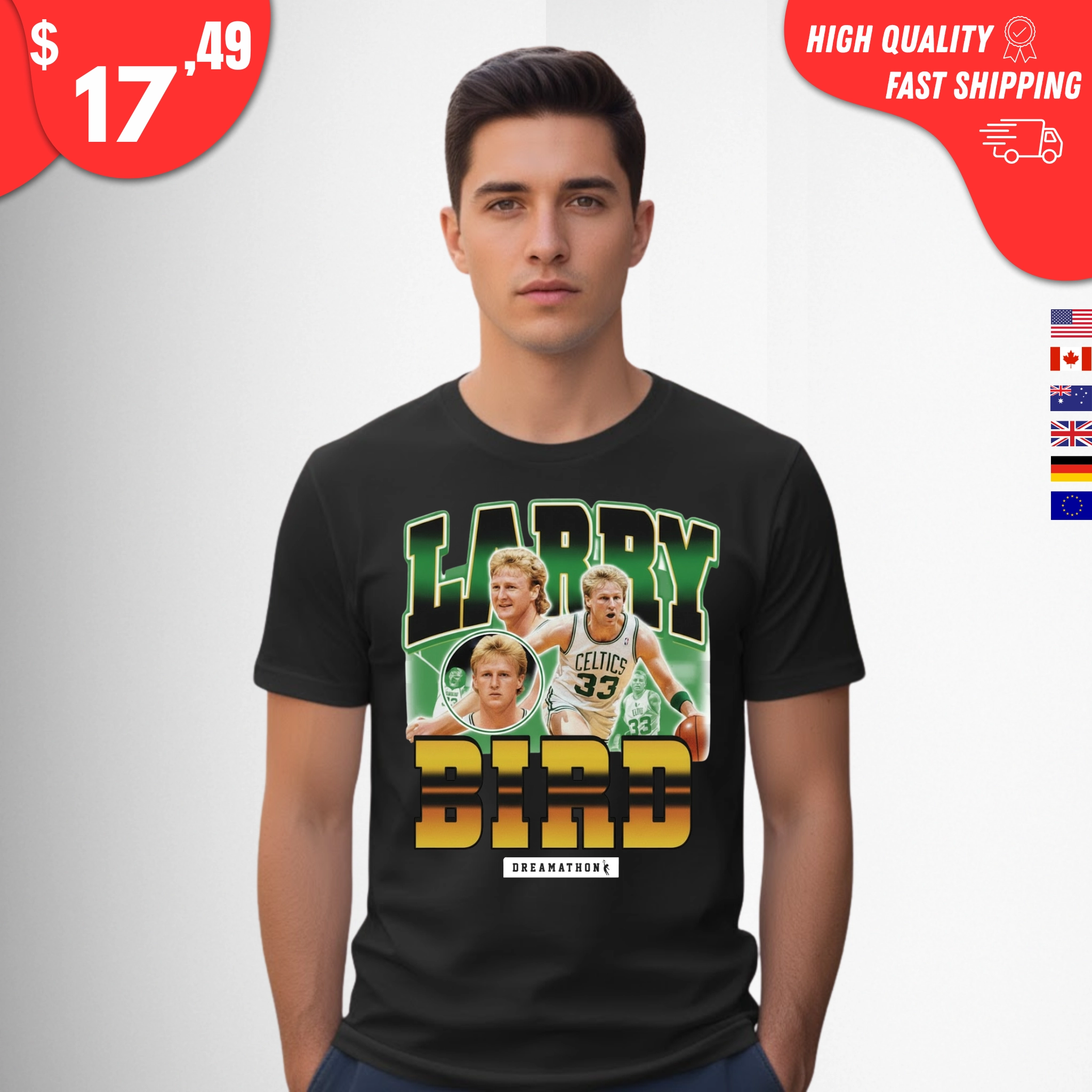 Larry Bird Dreamathon Shirt