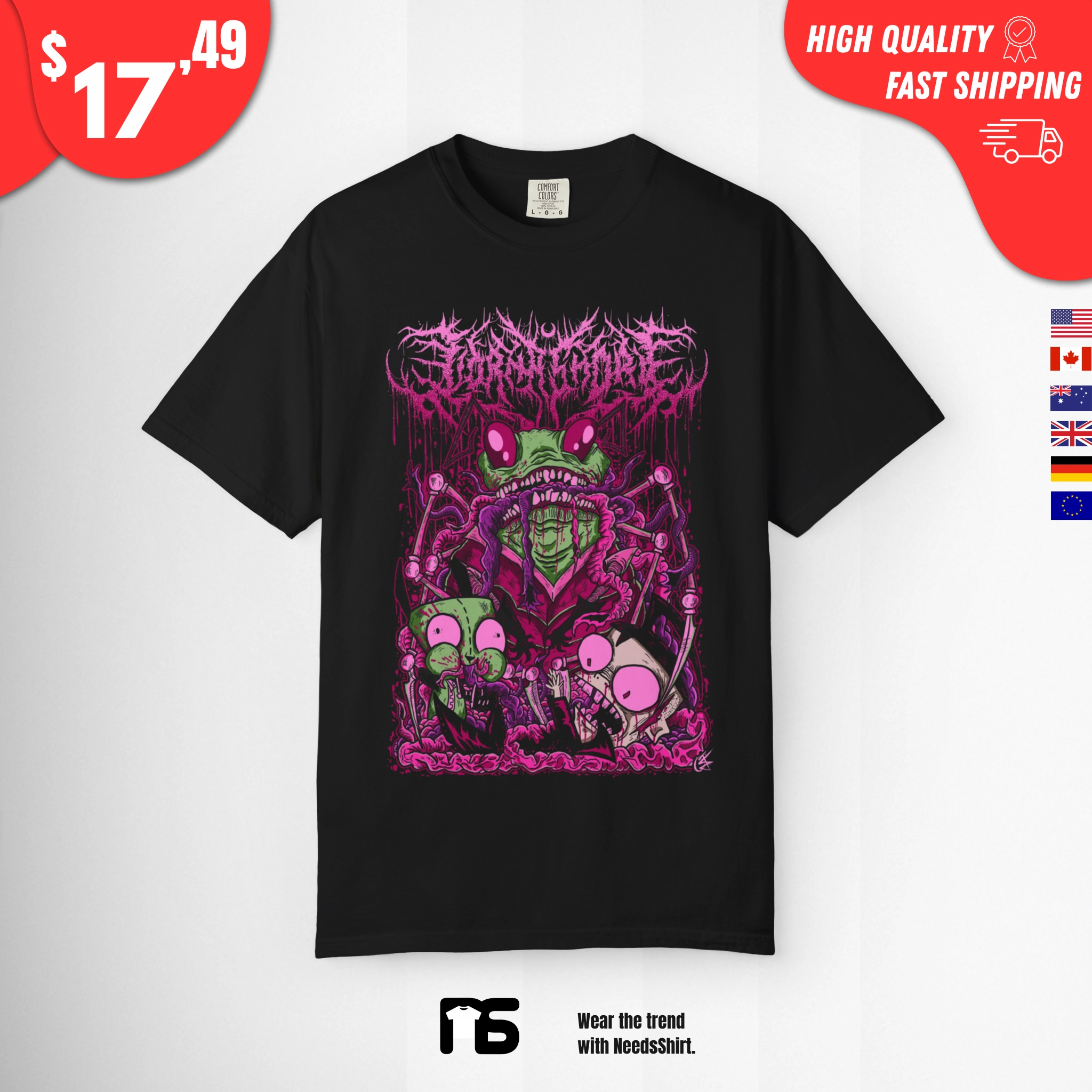 Lorna Shore Invader Zim Shirt