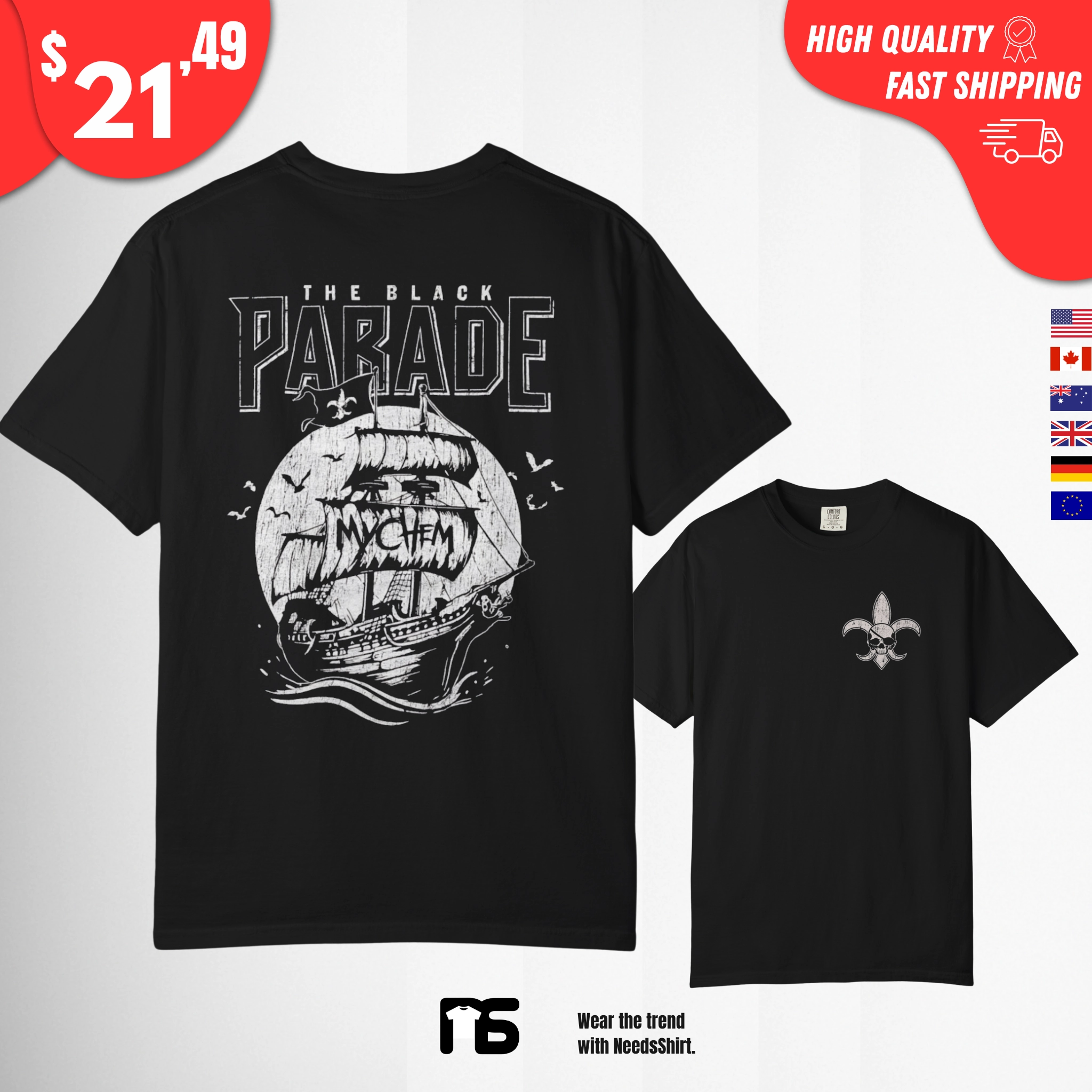 MCR The Black Parade Tampa Shirt