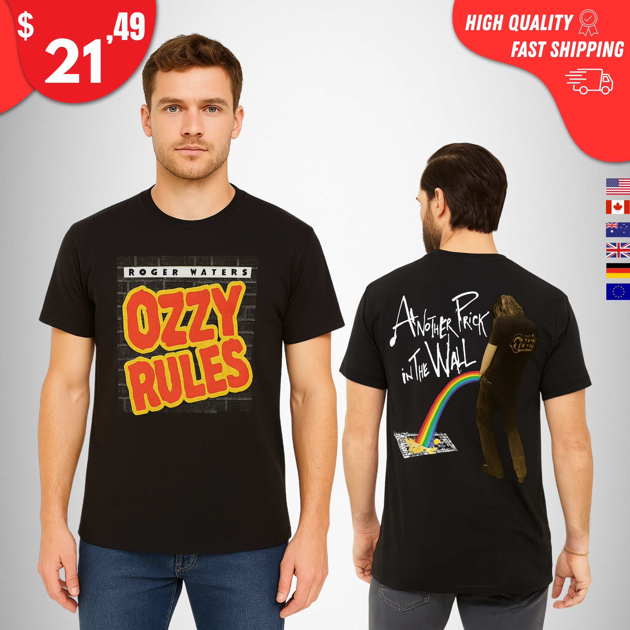 Ozzy Roger Waters Shirt