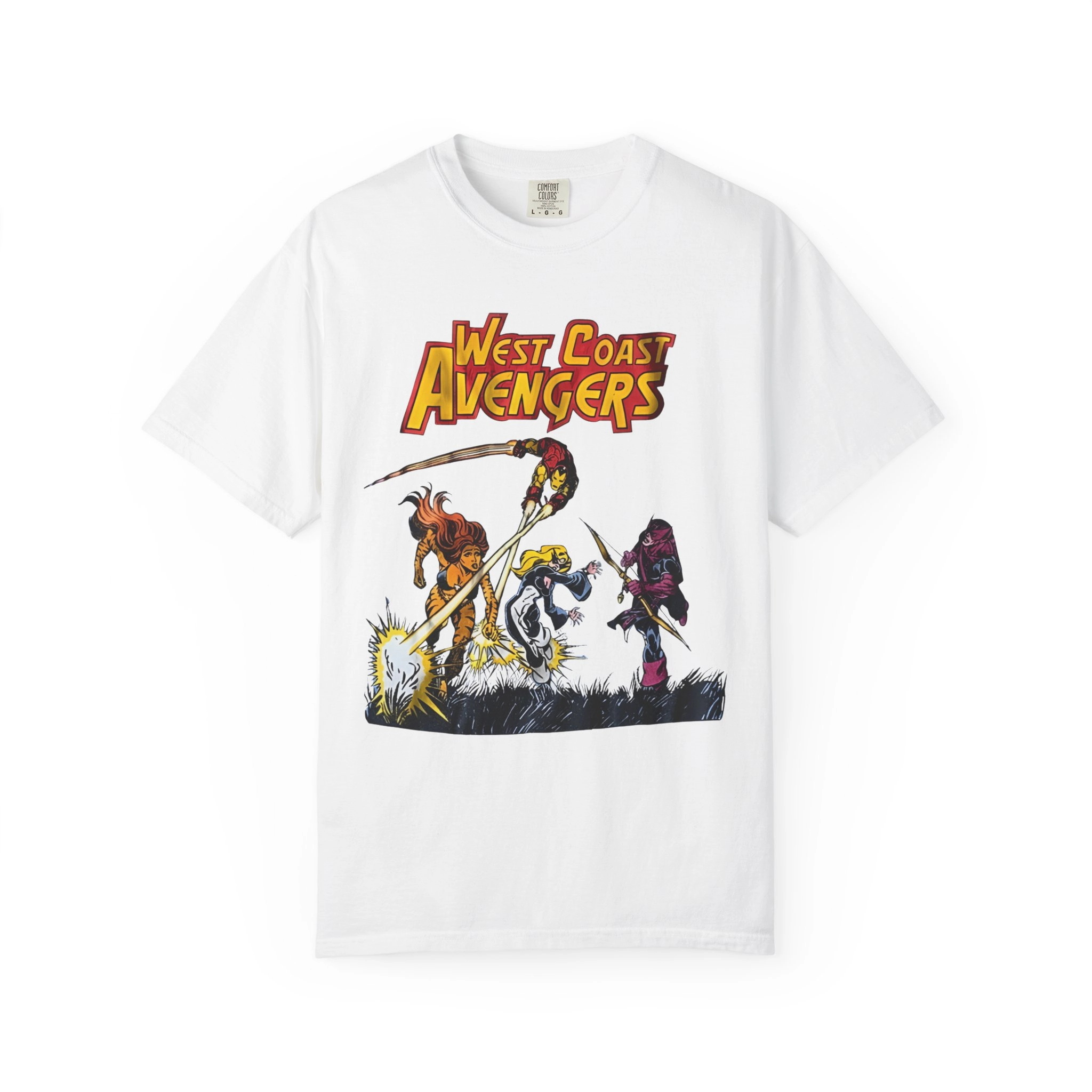 Robert Downey Jr. Wearing a West Coast Avengers Shirt