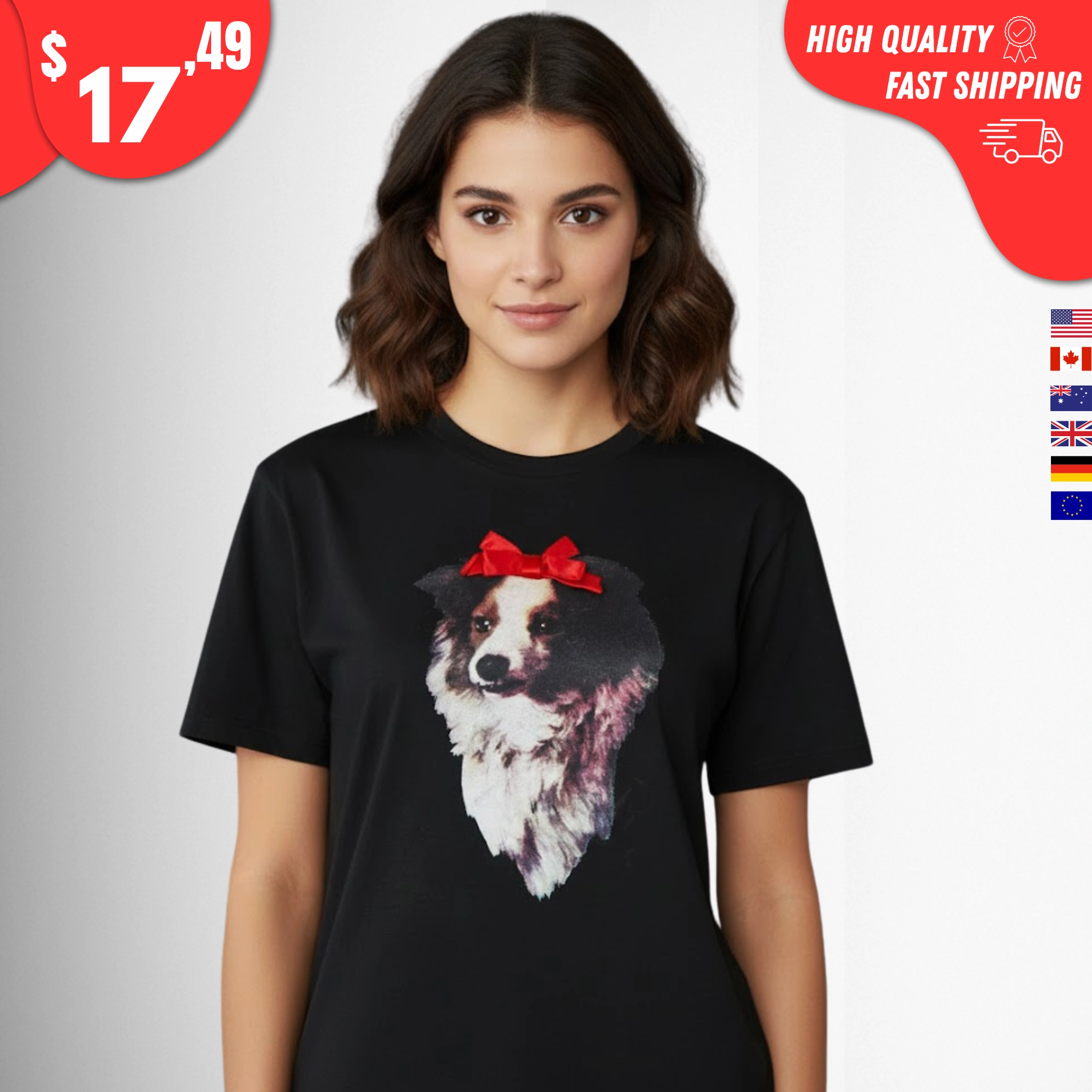 Sabrina Carpenter Sheltie Collie Dog Shirt