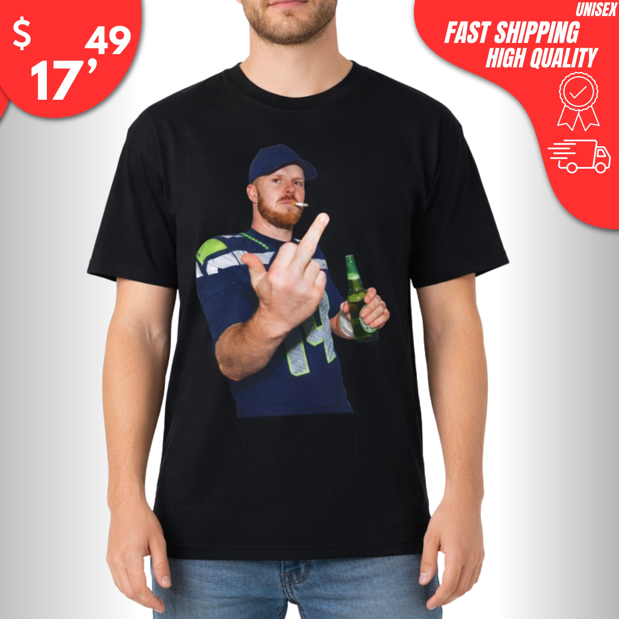 Sam Darnold Flipping Off Shirt