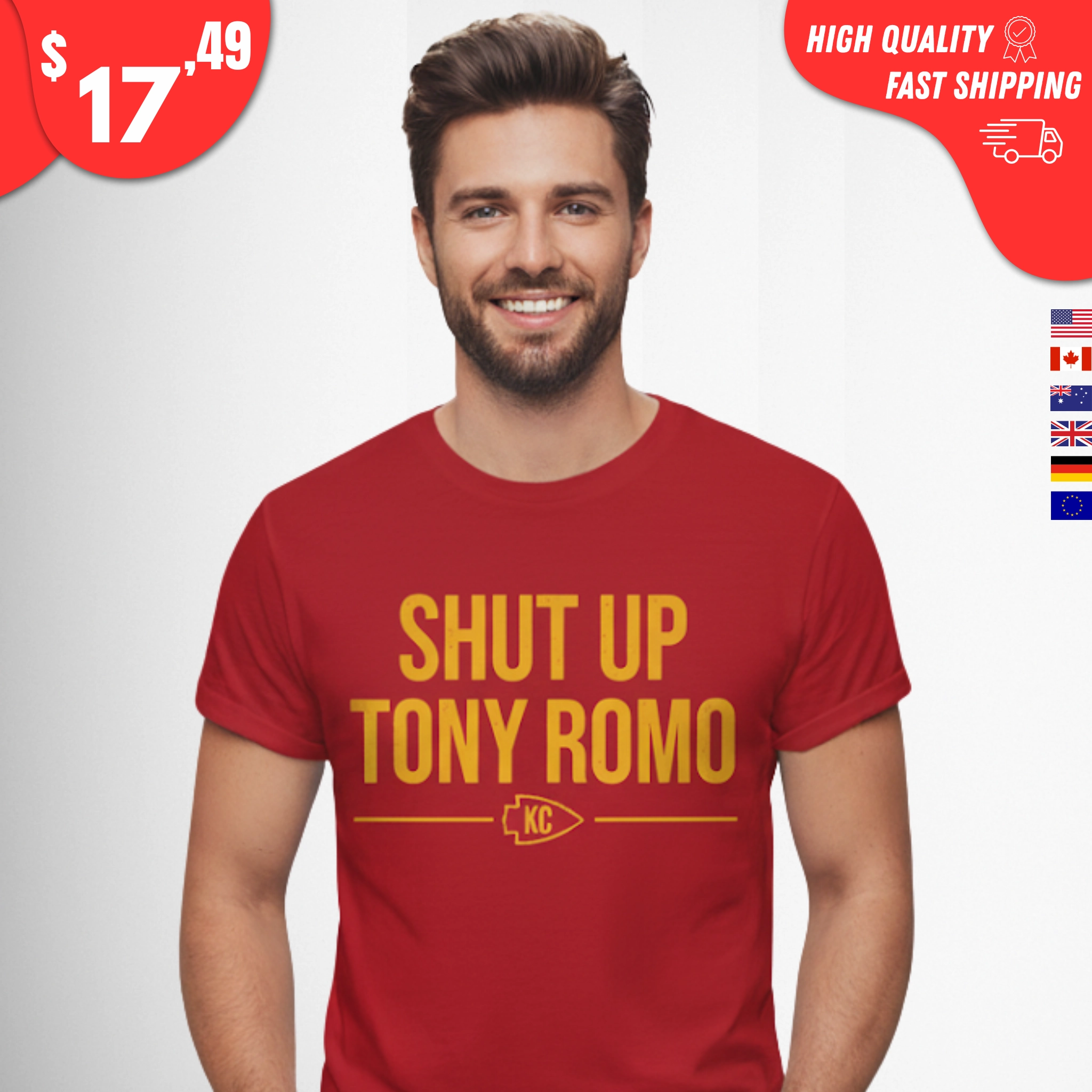 Shut Up Tony Romo KC Shirt