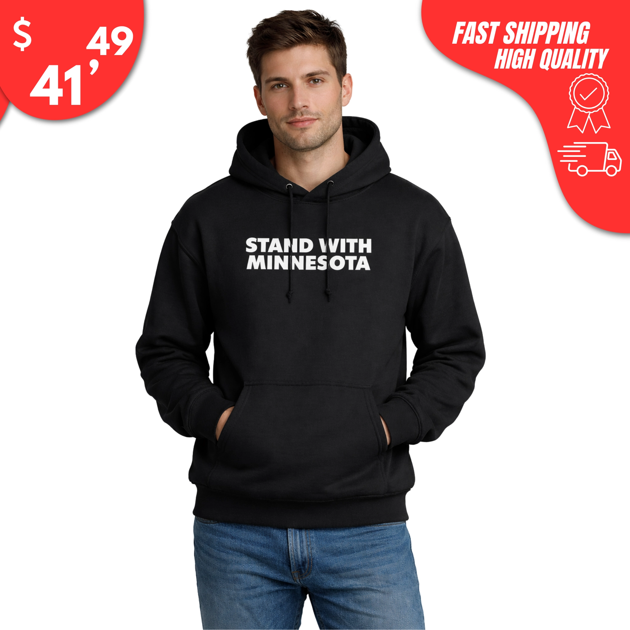 Stand with Minnesota Timberwolves Hoodie