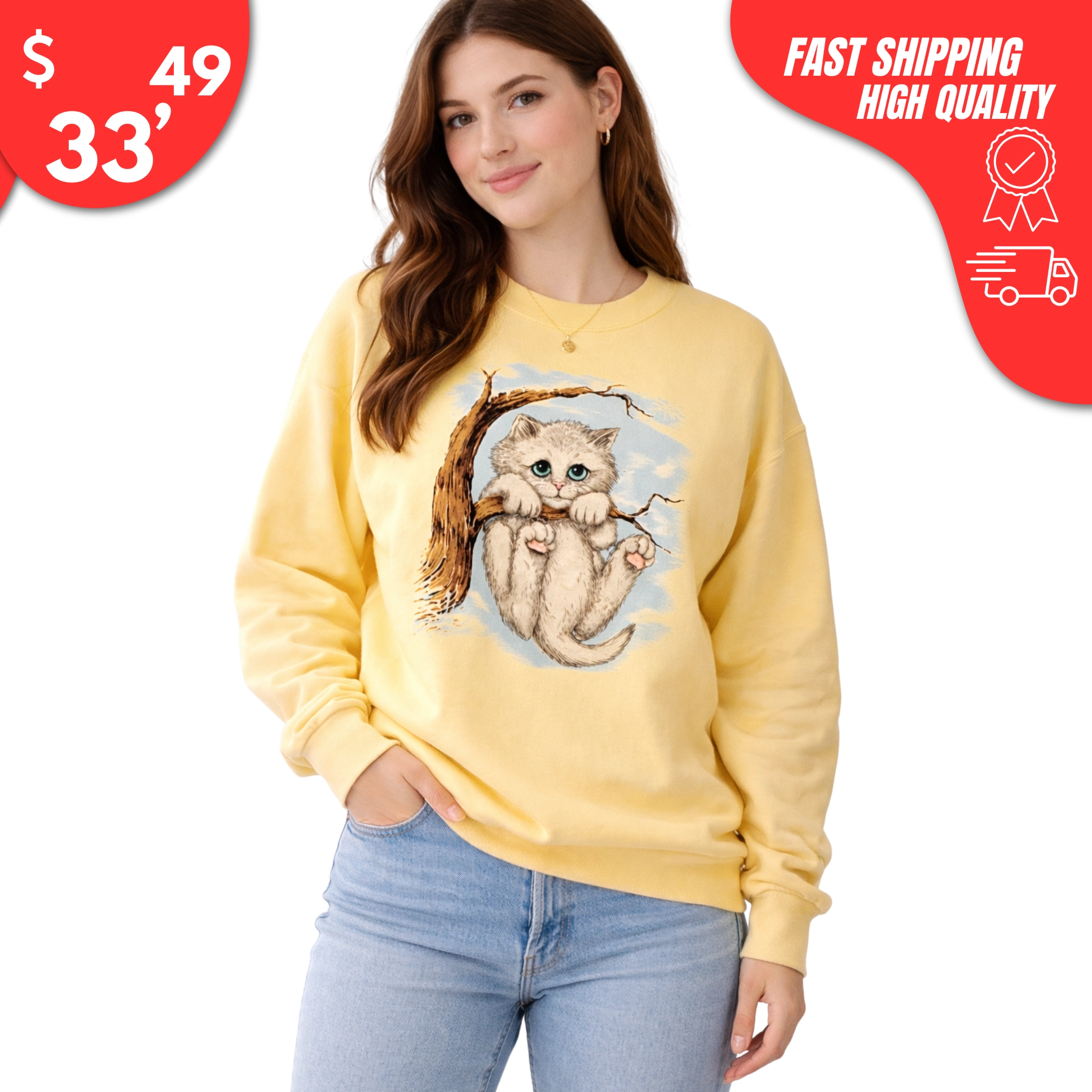 Taylor Swift Cameo Cat Sweatshirt