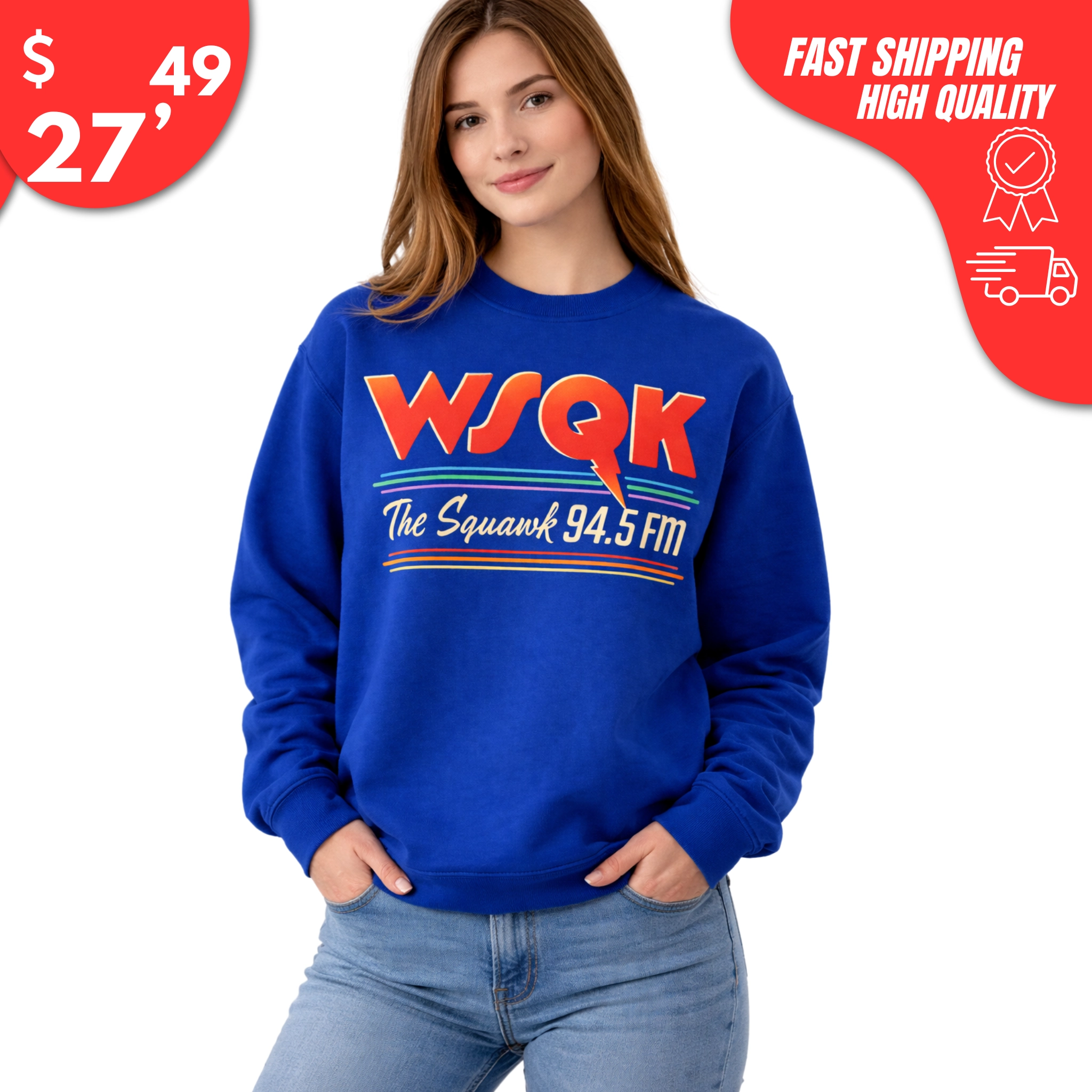 Wsqk The Squawk 94.5 Sweatshirt